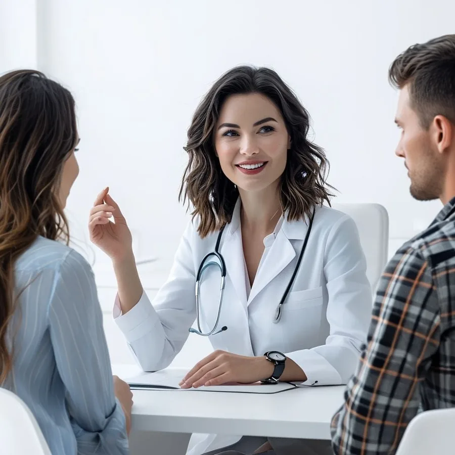 Imagem representando atendimento médico e pacientes qualificados